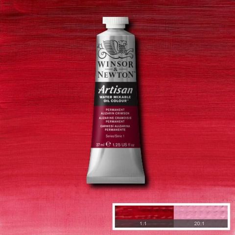 W&N ARTISAN 37ML S1 PERMANENT ALIZARIN CRIMSON