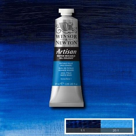 W&N ARTISAN 37ML S1 PHTHALOCYANINE BLUE (RED SHDE)