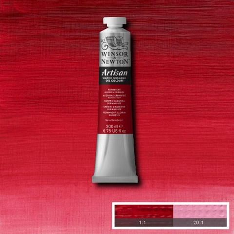 W&N ARTISAN 200ML PERMANENT ALIZARIN CRIMSON