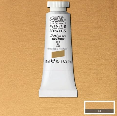 W&N D GOUACHE 14ML S3 GOLD (IMITATION)