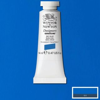 W&N D GOUACHE 14ML S1 SKY BLUE