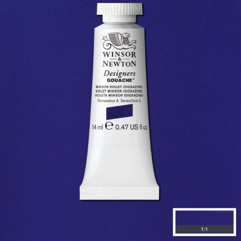 W&N D GOUACHE 14ML S3 WINSOR VIOLET DIOXAZINE