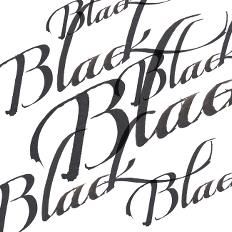 W&N CALLIGRAPHY INK 30ML BLACK NOIR