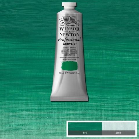 W&N ARTIST ACRYLIC 60ML S4 COBALT GREEN