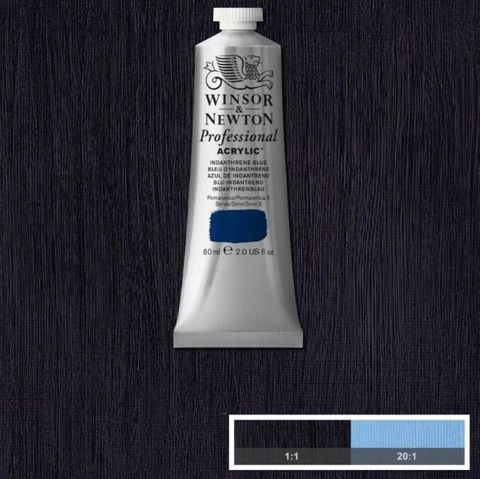 W&N ARTIST ACRYLIC 60ML S3 INDANTHRENE BLUE