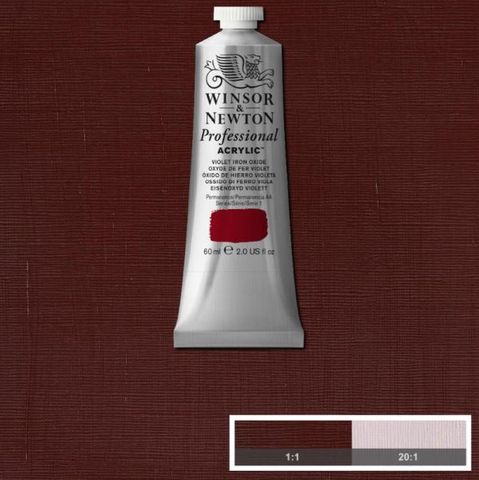 W&N ARTIST ACRYLIC 60ML S1 VIOLET IRON OXIDE