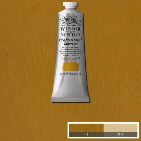 W&N ARTIST ACRYLIC 60ML S1 YELLOW IRON OXIDE