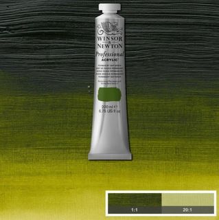 W&N ARTIST ACRYLIC 200ML S3 PERMANENT SAP GREEN