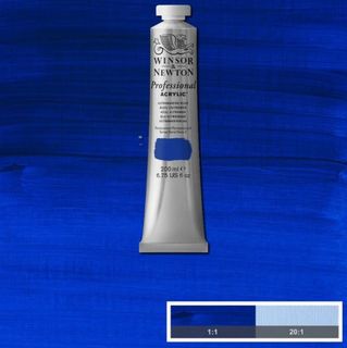 W&N ARTIST ACRYLIC 200ML S2 ULTRAMARINE BLUE