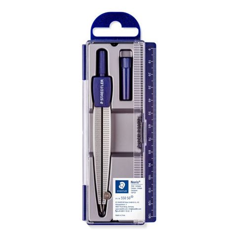 STAEDTLER NORIS SCHOOL COMPASS + LEADS