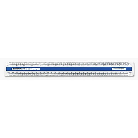 STAEDTLER PROFESSIONAL SCALE RULE OVAL 300MM