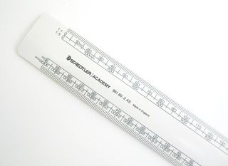 STAEDTLER ACADEMY 961 SCALE RULE OVAL 300MM