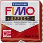 FIMO EFFECT BLOCK 57G GLITTER RED