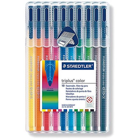 STAEDTLER TRIPLUS COLOR FIBRE-TIP PEN WLT10