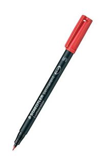 STAEDTLER LUMOCOLOR PEN 313 PERMANENT SF RED