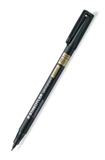 LUMOCOLOR PERMANENT SPECIAL PEN 0.4MM BLACK