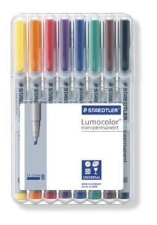 Lumocolor chalk, paint & permanent markers by STAEDTLER for