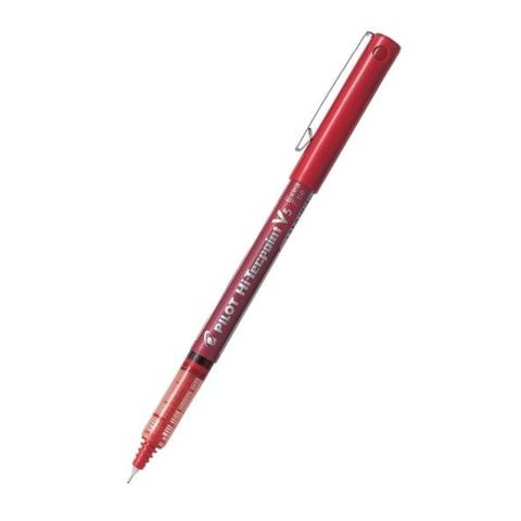 PILOT HI-TECPOINT V5 EXTRA FINE RED BX-V5