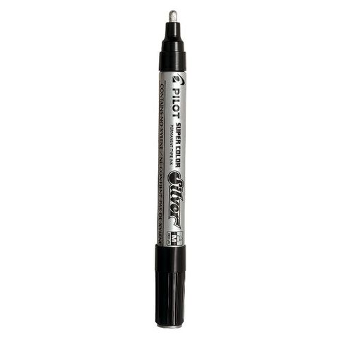 PILOT PAINT MARKER PEN MEDIUM SILVER