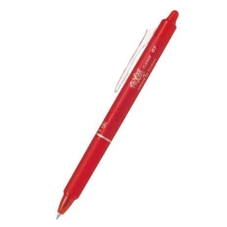 PILOT FRIXION ERASABLE BALL CLICKER PEN 0.7 RED