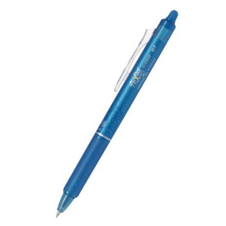 PILOT FRIXION ERASABLE BALL CLICKER PEN 0.7 LT BLU