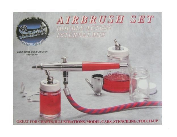 Paasche 1/5 HP Airbrush Compressor W/ VL Double Action Siphon