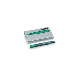 LAMY T10 INK CARTRIDGES PKT 5 GREEN