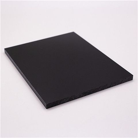 CAST ACRYLIC SHEET SOLID BLACK GLOSS 3X300X400MM