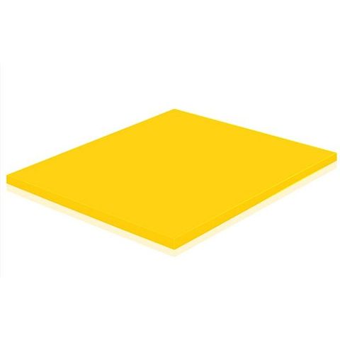 CAST ACRYLIC SHEET SOLID YELLOW GLOSS 3X400X600MM