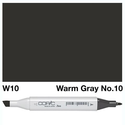 COPIC CLASSIC MARKER W10 WARM GRAY NO 10