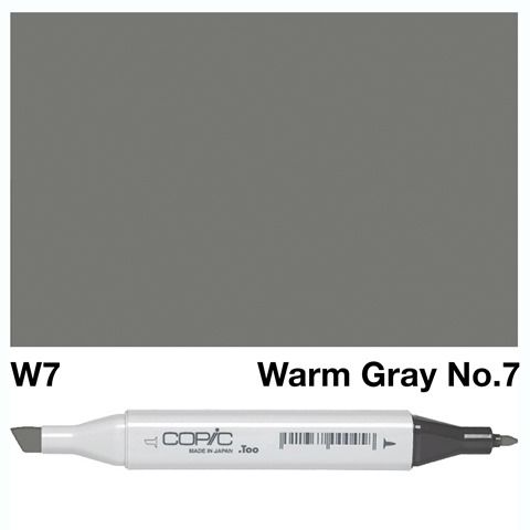 COPIC CLASSIC MARKER W7 WARM GRAY NO 7