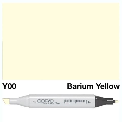 COPIC CLASSIC MARKER Y00 BARIUM YELLOW