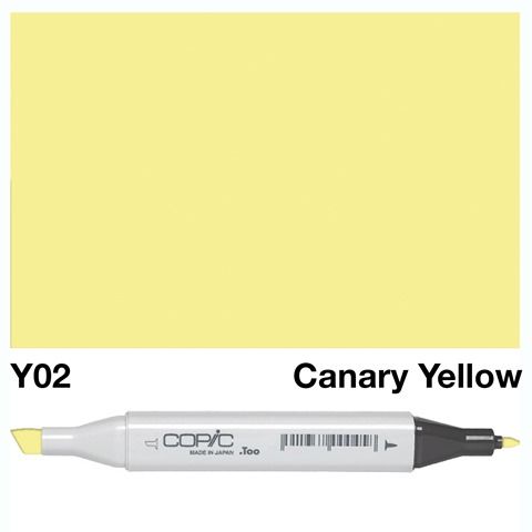 COPIC CLASSIC MARKER Y02 CANARY YELLOW