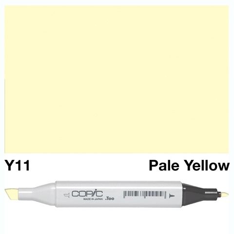 COPIC CLASSIC MARKER Y11 PALE YELLOW