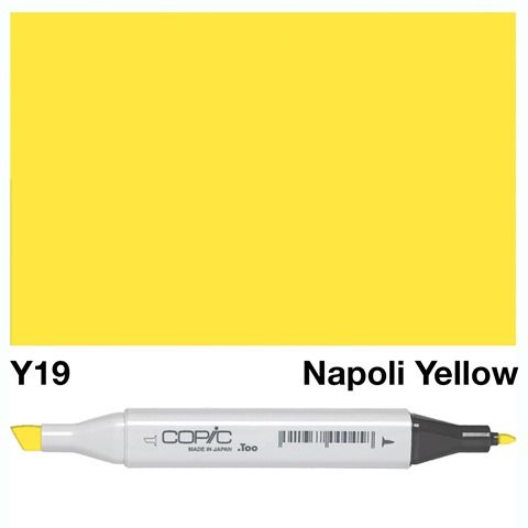 COPIC CLASSIC MARKER Y19 NAPOLI YELLOW