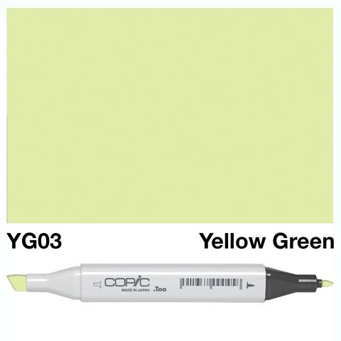 COPIC CLASSIC MARKER YG03 YELLOW GREEN