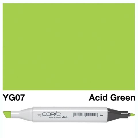 COPIC CLASSIC MARKER YG07 ACID GREEN