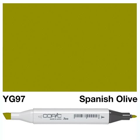 COPIC CLASSIC MARKER YG97 SPANISH OLIVE