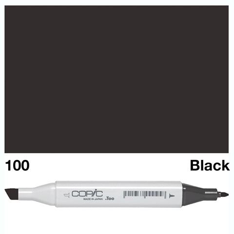 COPIC CLASSIC MARKER 100 BLACK