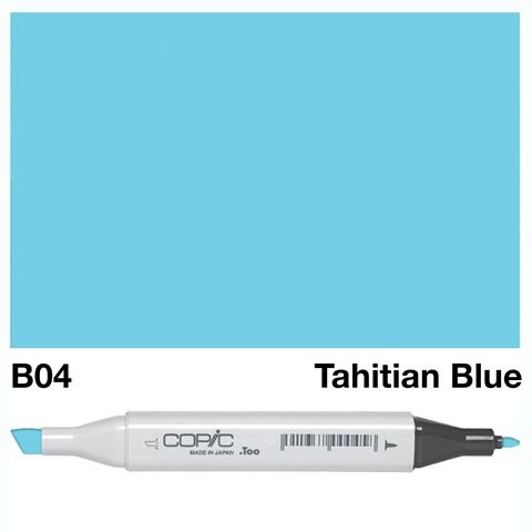 COPIC CLASSIC MARKER B04 TAHITIAN BLUE