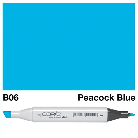 COPIC CLASSIC MARKER B06 PEACOCK BLUE