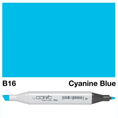 COPIC CLASSIC MARKER B16 CYANINE BLUE