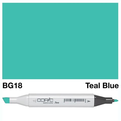 COPIC CLASSIC MARKER BG18 TEAL BLUE