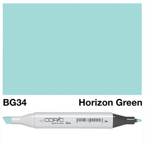 COPIC CLASSIC MARKER BG34 HORIZON GREEN