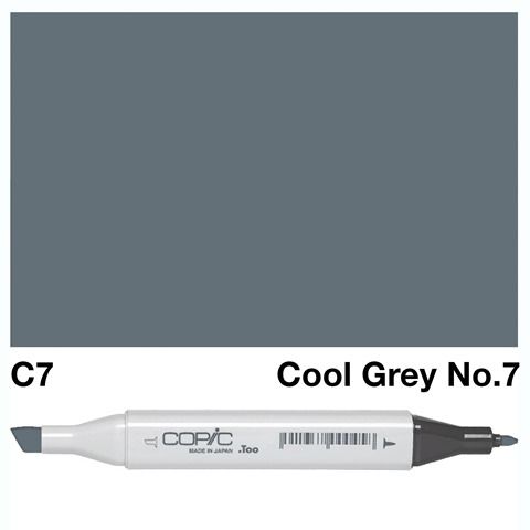 COPIC CLASSIC MARKER C7 COOL GRAY NO 7