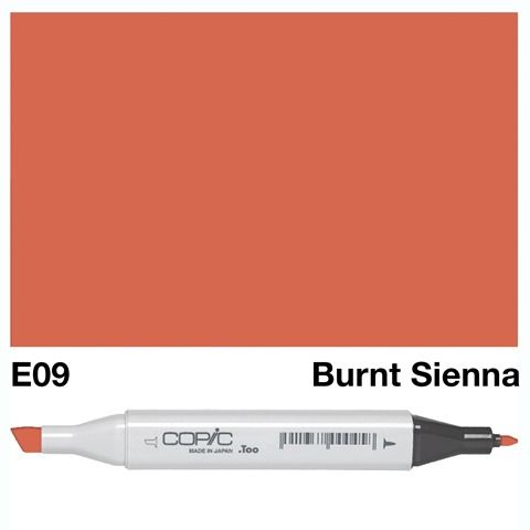 COPIC CLASSIC MARKER E09 BURNT SIENNA