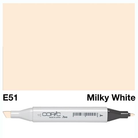 COPIC CLASSIC MARKER E51 MILKY WHITE