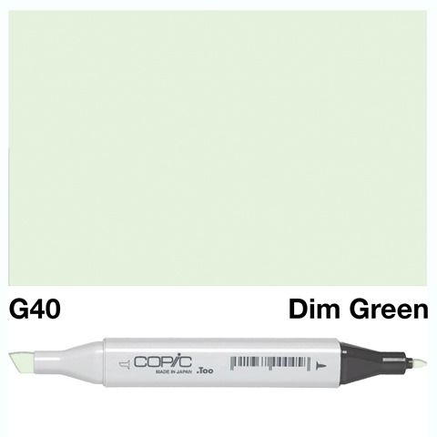 COPIC CLASSIC MARKER G40 DIM GREEN