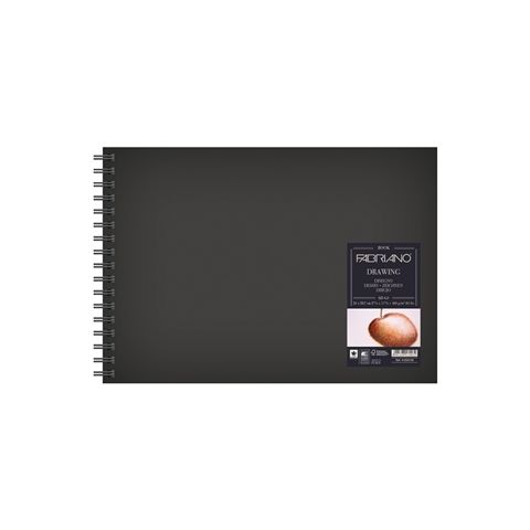 FABRIANO DRAWING BOOK 160G SPIRAL A4 LANDSCAPE