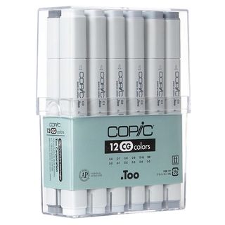 COPIC CLASSIC MARKER SET 12 COOL GRAY
